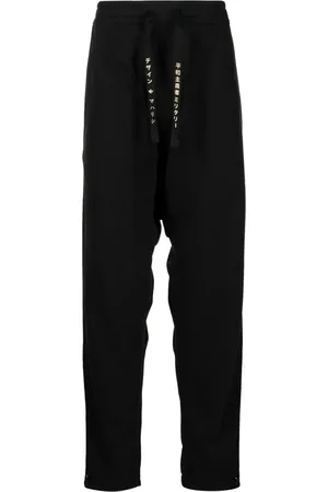 Maharishi Shinobi drawstring organic cotton track pants