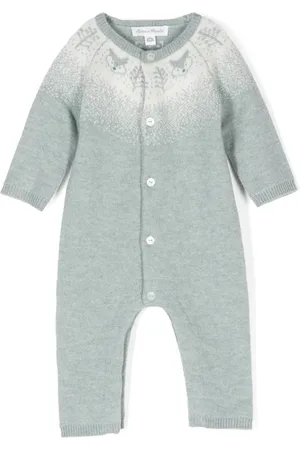 Tartine Et Chocolat Patterned-jacquard rompers