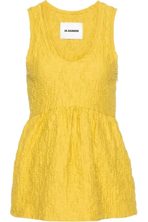 Jil Sander Gaufre cotton tank top