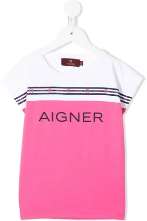 Aigner Colour-block logo-stripe T-shirt