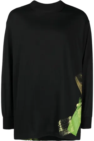 Y-3 Graphic-print long-sleeve T-shirt