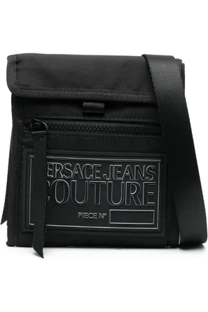 VERSACE Logo-patch messenger bag