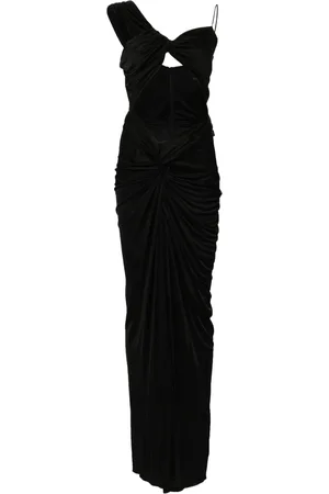 Costarellos Glossy jersey gown