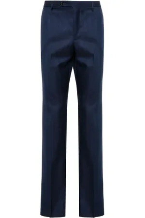 ROTA Herringbone wool trousers