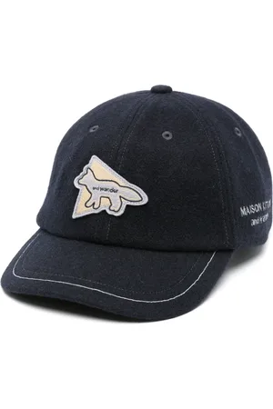 Maison Kitsuné X And Wander logo-appliqu?? cap