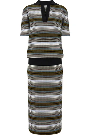 Salvatore Ferragamo Striped knitted dress
