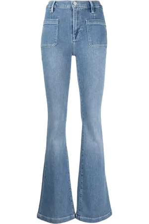 Frame High-waist flared jeans