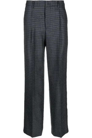 PT Torino Check-print virgin wool trousers