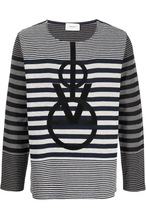Ports V Logo-embroidered striped T-shirt
