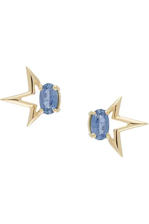 LE STER 18kt yellow sapphire Whaam earrings