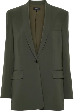 THEORY Admiral crepe striped blazer