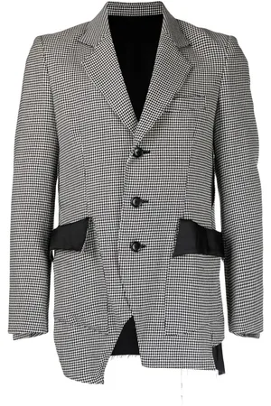 Sulvam Houndstooth layered blazer