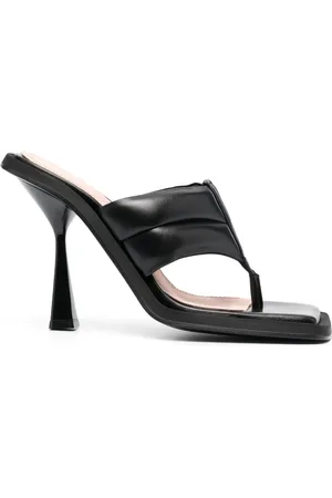 ANDREADAMO 120mm leather sandals