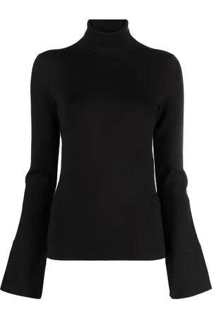 Joseph Roll-neck silk-blend top