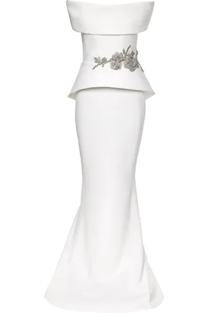 Ana Radu Peplum-waist gown