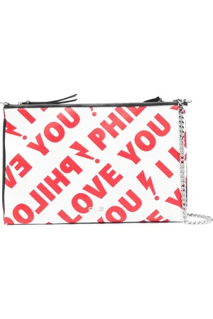 Serafini I Love You leather crossbody bag