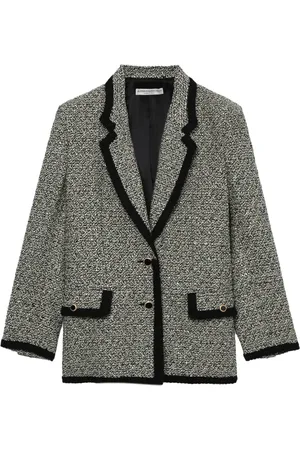 Alessandra Rich Single-breasted tweed blazer