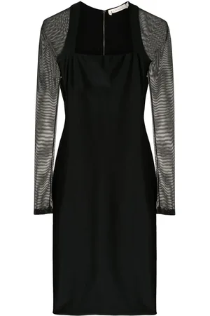 Lethicia Bronstein Brigitte square-neck midi dress