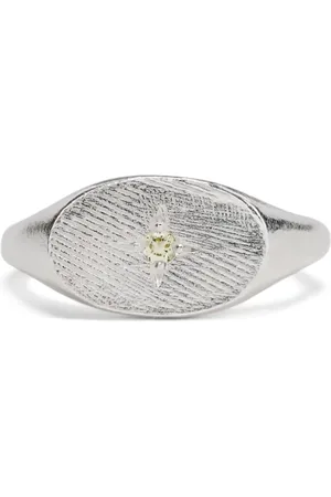 Seb Brown Sterling- oval-cut sapphire ring