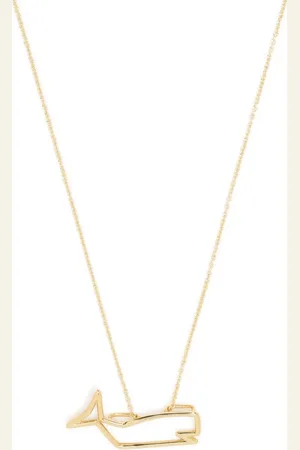 Aliita 9kt yellow Tibur??n pendant necklace