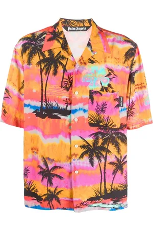 Palm Angels Palm tree-print shirt