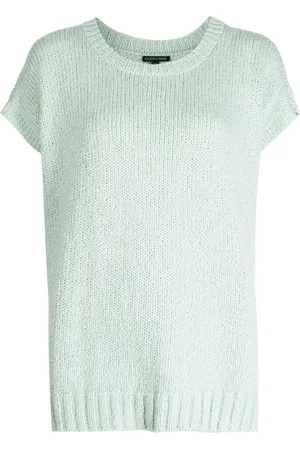 Eileen Fisher Round-neck knitted top