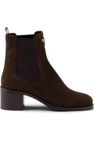 Prada Suede 55mm Chelsea booties
