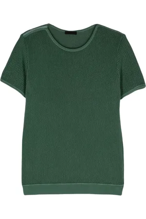 Prada 2000s ribbed cotton T-shirt