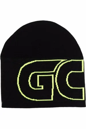 GCDS Logo-print knitted beanie