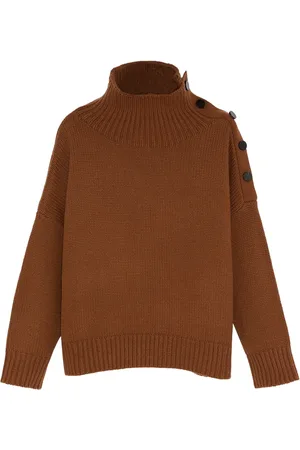 YVES SALOMON Oversized knit jumper