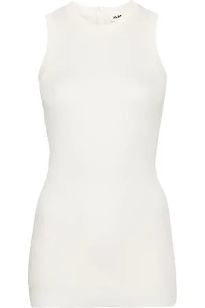 Jil Sander Silk sleeveless top