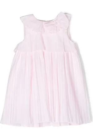 PATACHOU Bow-detail pleated dress