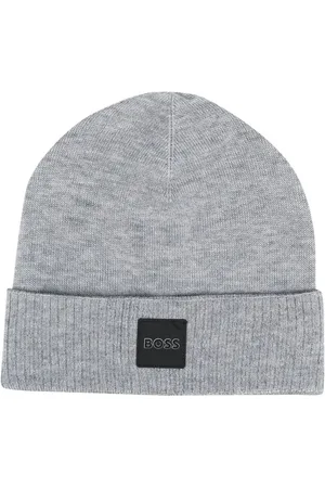 HUGO BOSS Logo-patch beanie