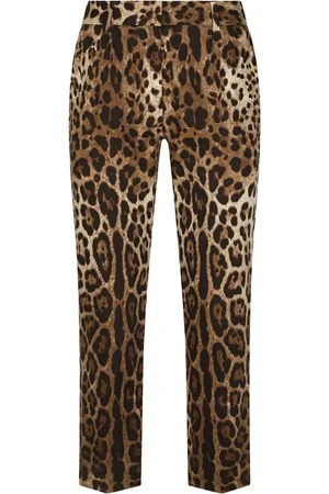 Dolce & Gabbana Leopard-print tailored trousers
