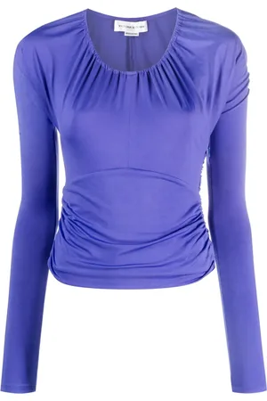 Victoria Beckham Gathered stretch-jersey top
