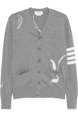 Thom Browne 4-Bar stripe cardigan