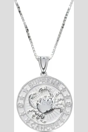 Supreme X Jacob&Co Zodiac Cancer sterling pendant necklace