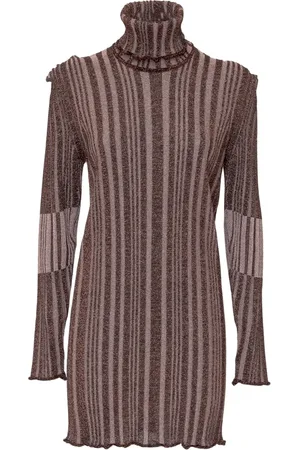 CIRCUS HOTEL Striped mini dress