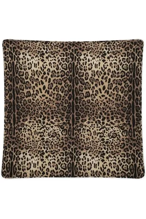 Dolce & Gabbana Leopard-print cotton blanket