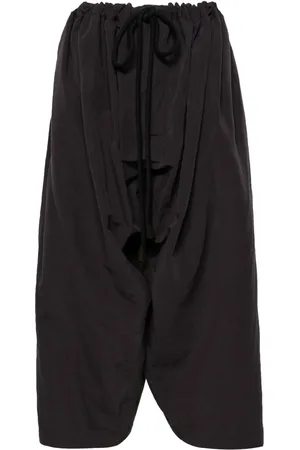 Quira Drawstring-waist cropped trousers