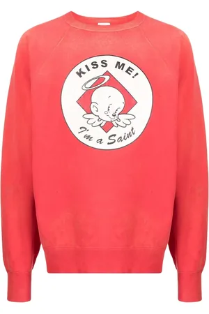 SAINT MXXXXXX Graphic print crew neck sweatshirt