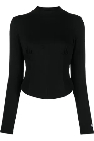Chiara Ferragni Long-sleeve corset top