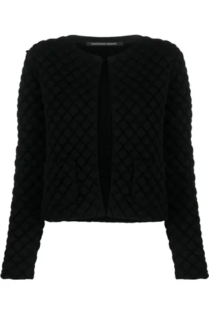 ANTONINO VALENTI Naike debossed diamond-pattern jacket