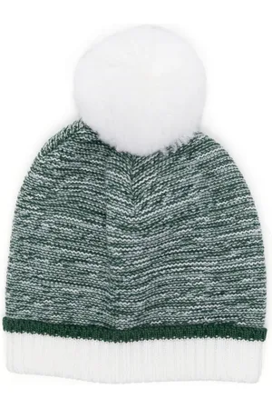 COLORICHIARI Pompom-detail beanie hat