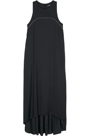 PESERICO SIGN Monili-chain satin maxi dress