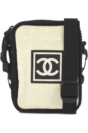 CHANEL 2003 Sports line Choco Bar logo-appliqué crossbody bag