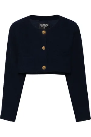 CHANEL 1990s bouclé cropped jacket