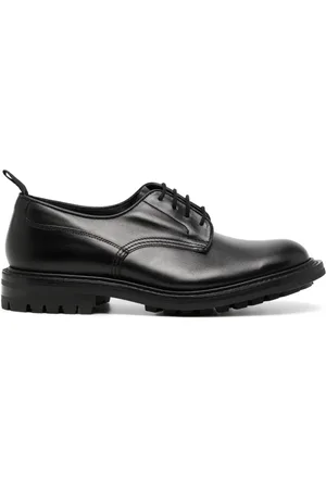 TRICKERS Panelled lace-up derby shoes