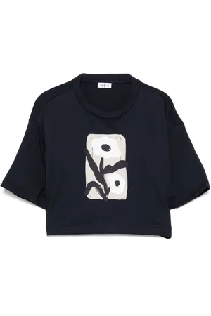 Il gufo Floral-print T-shirt