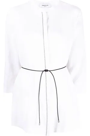 Fabiana Filippi Linen half-sleeve blouse